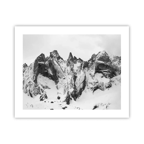 Plakát - Hrozivý žulový hřeben - 50x40 cm