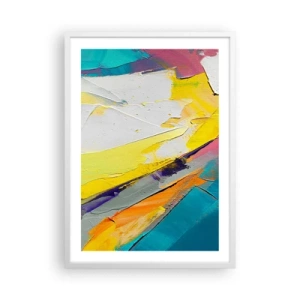 Plakát v bílém rámu - Anatomie světla - 50x70 cm