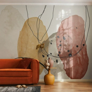 Fototapeta Premium Sand - Jako lehký, průzračný vzduch - Abstrakce, Kus, Moderní umění - 100x70 cm