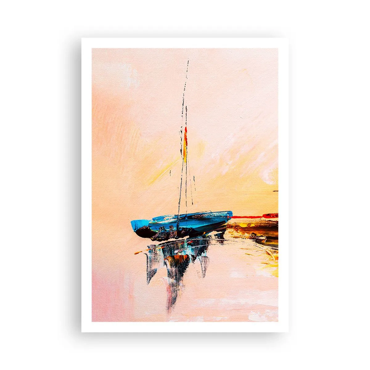Plakát - Večer v přístavu - 70x100 cm
