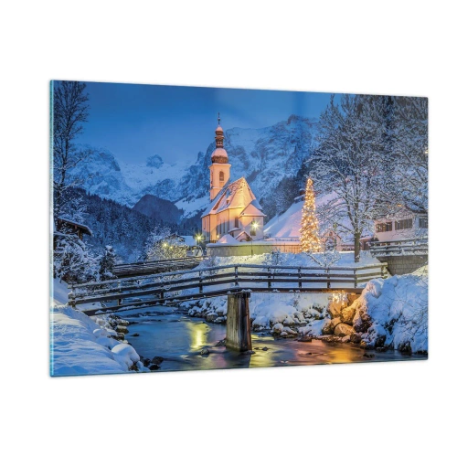 Obraz na skle - Duch Vánoc - 120x80 cm