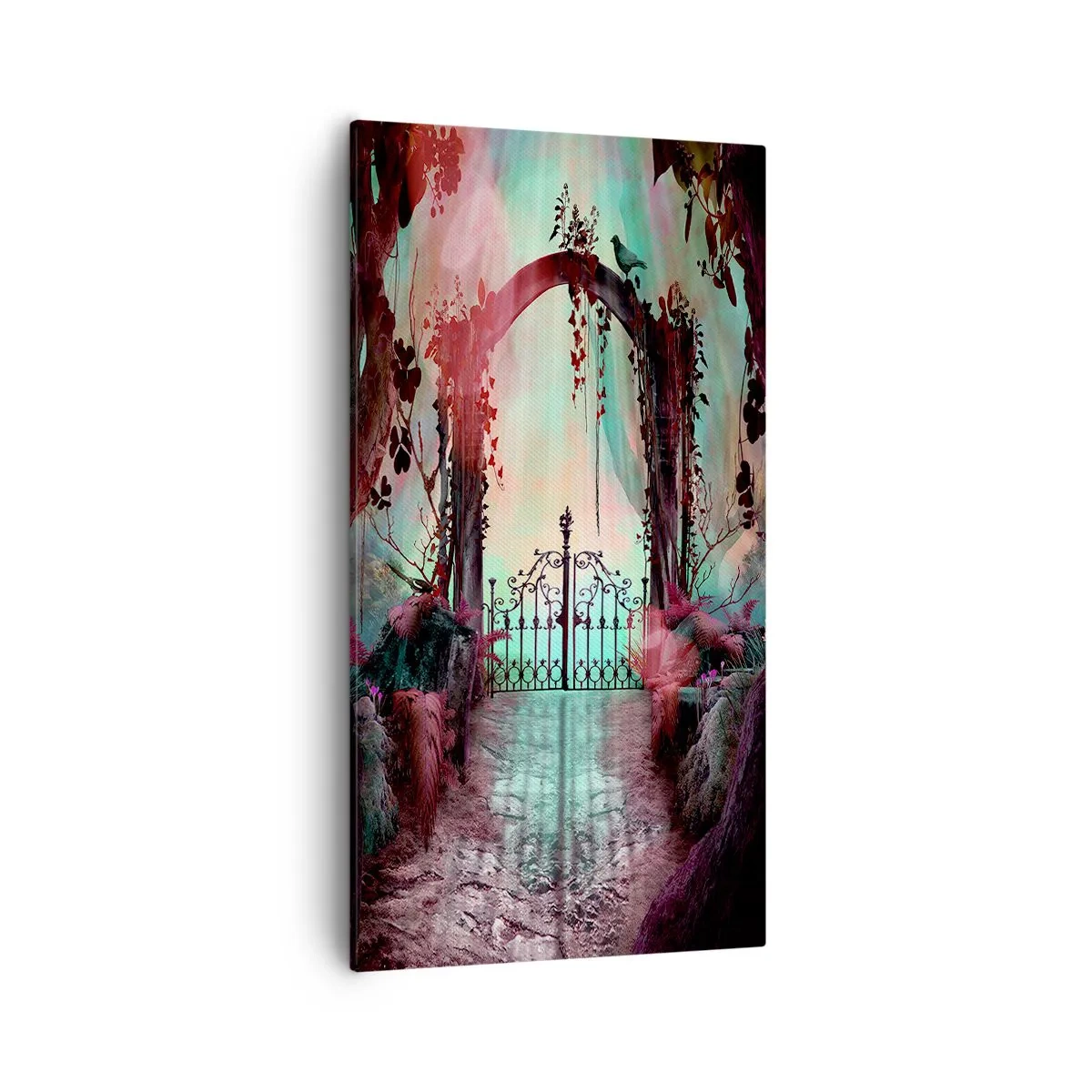 Obraz na plátně - Tajná zahrada - 55x100 cm