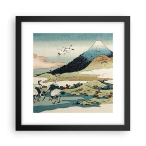 Plakát v černém rámu - V japonském duchu - 30x30 cm