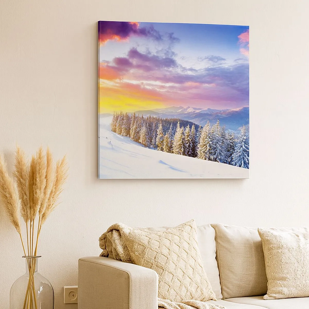 Obraz na plátně - Za bílého dne - 30x30 cm