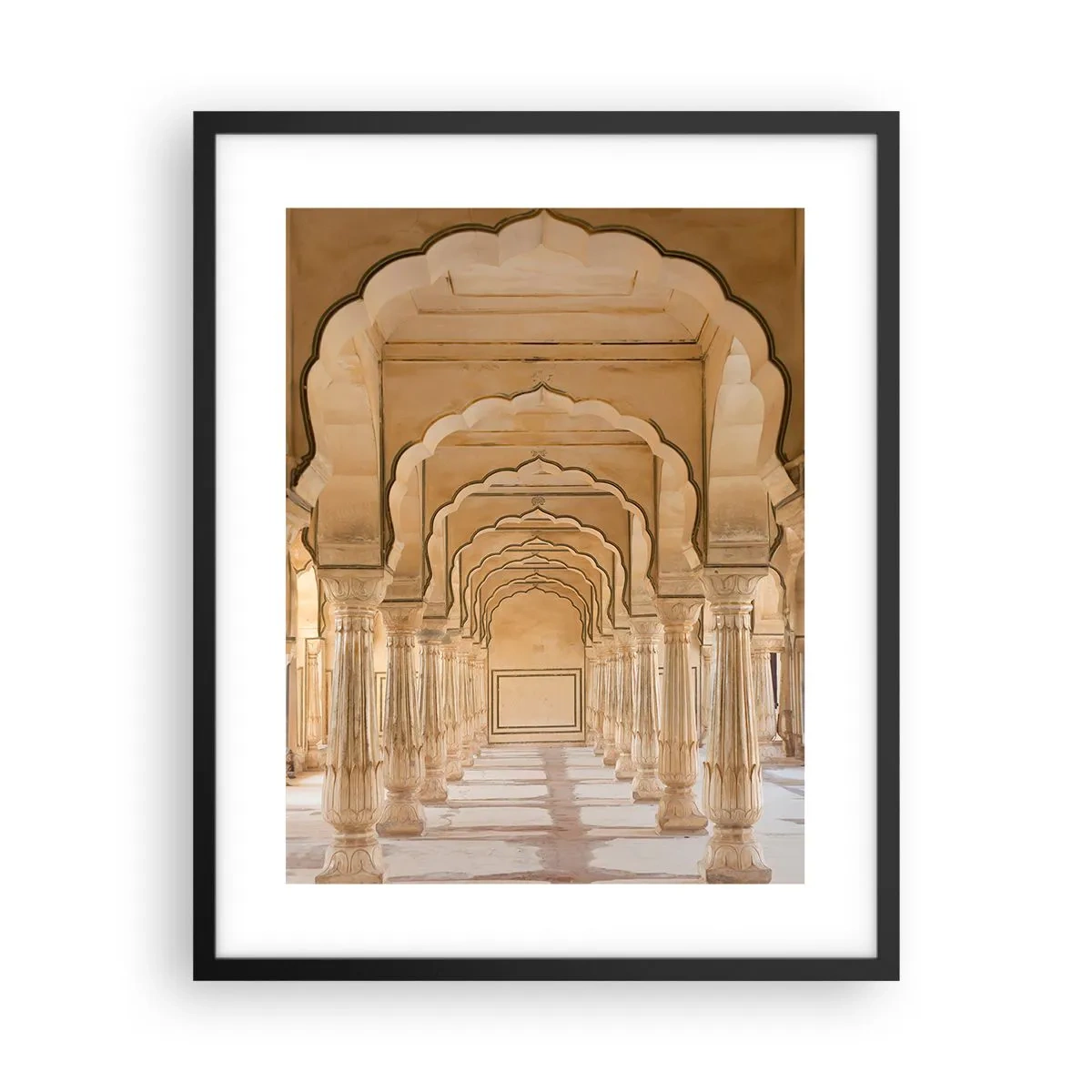Plakát v černém rámu - V mahárádžově paláci - 40x50 cm