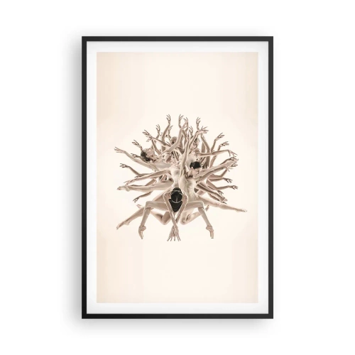 Plakát v černém rámu - Rozkvět v tanci - 61x91 cm