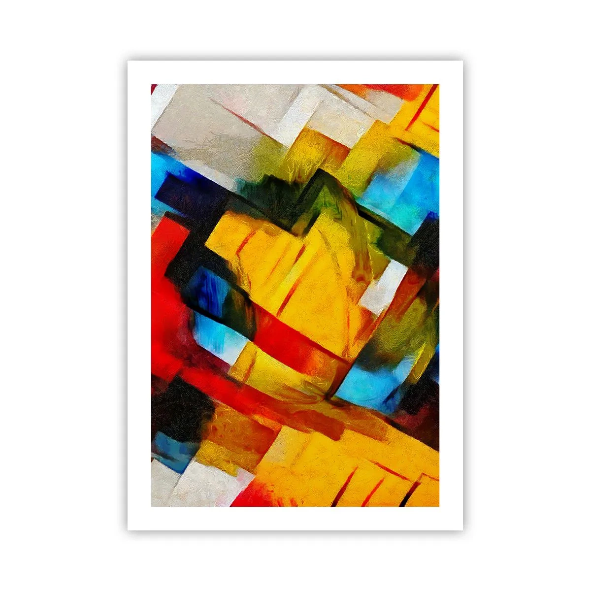 Plakát - Vícebarevné vrstvy - 50x70 cm