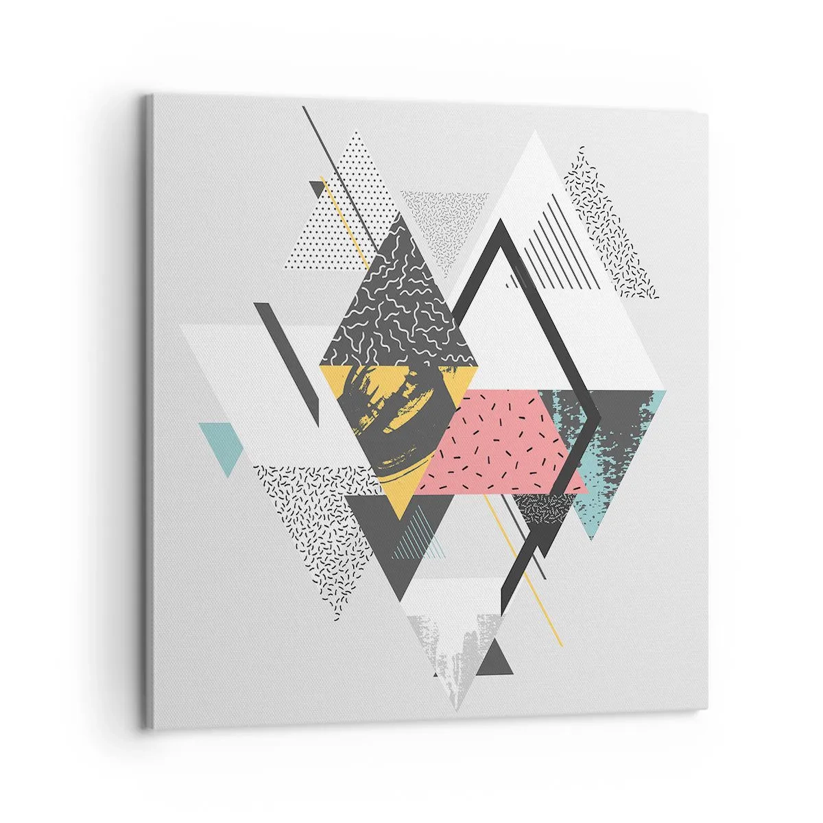 Obraz na plátně - Variace na trojúhelník a kosočtverec - 60x60 cm