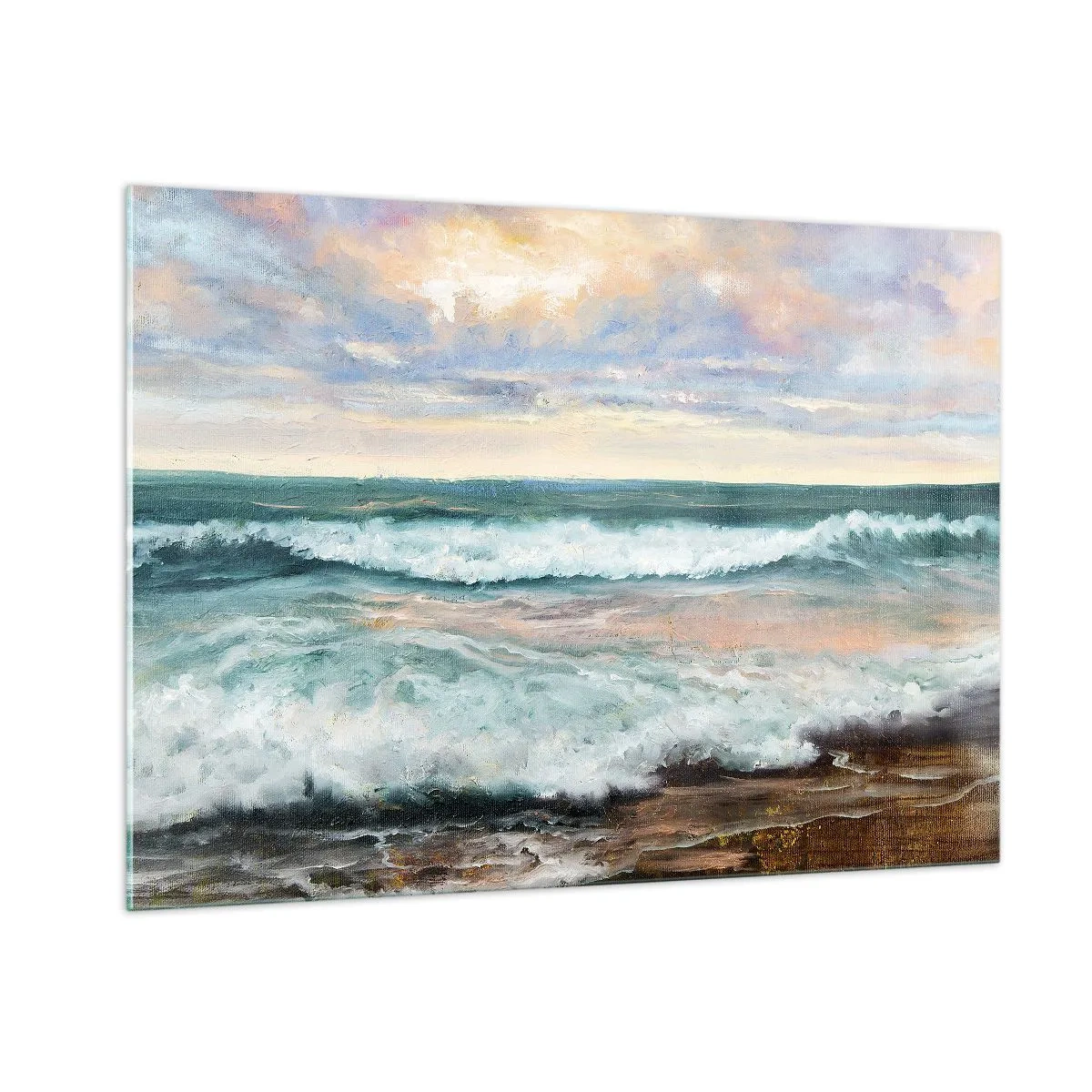 Obraz na skle - Tady uhladíš duši - 100x70 cm