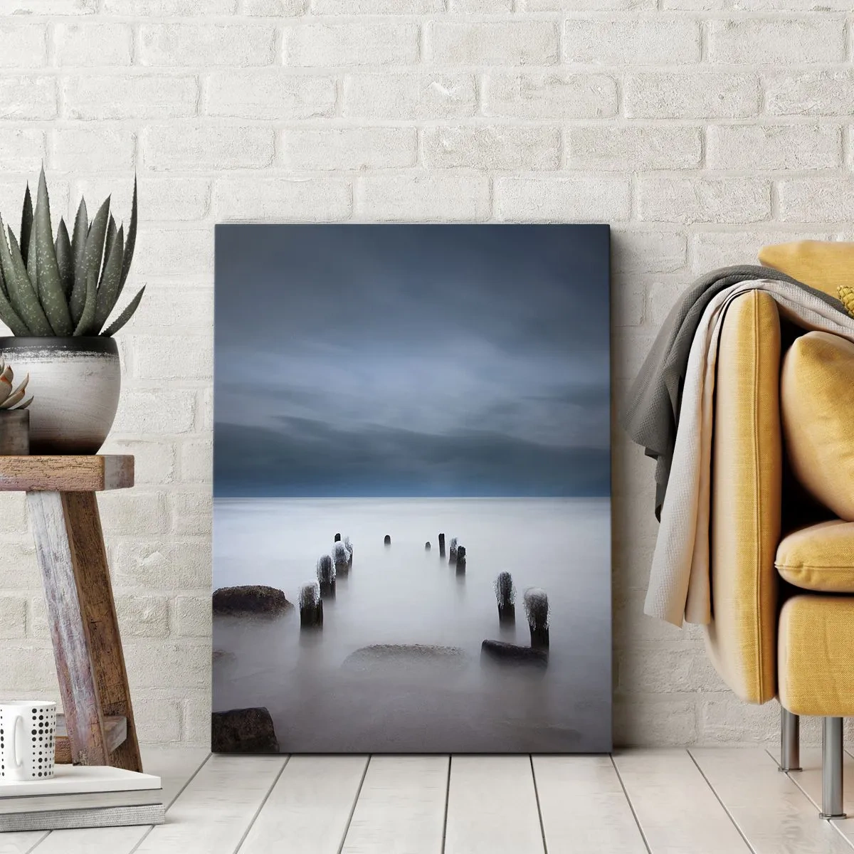 Obraz na plátně - Zamyšlené jezero - 50x70 cm