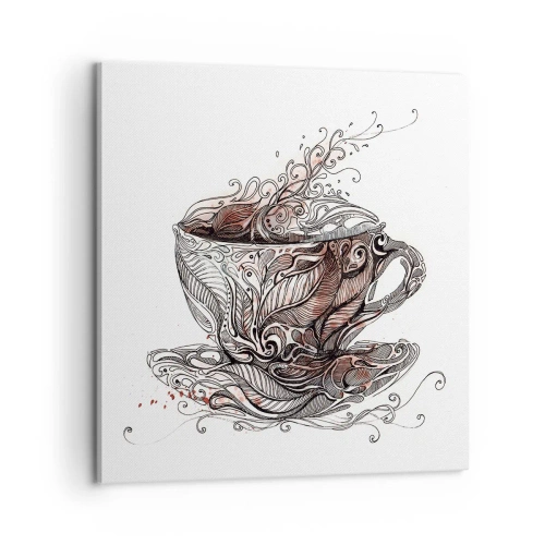 Obraz na plátně - Čaj dobrý na všechno - 60x60 cm