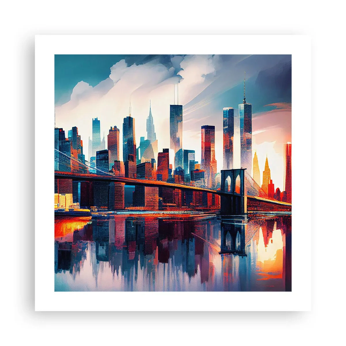 Plakát - Famózní New York - 50x50 cm
