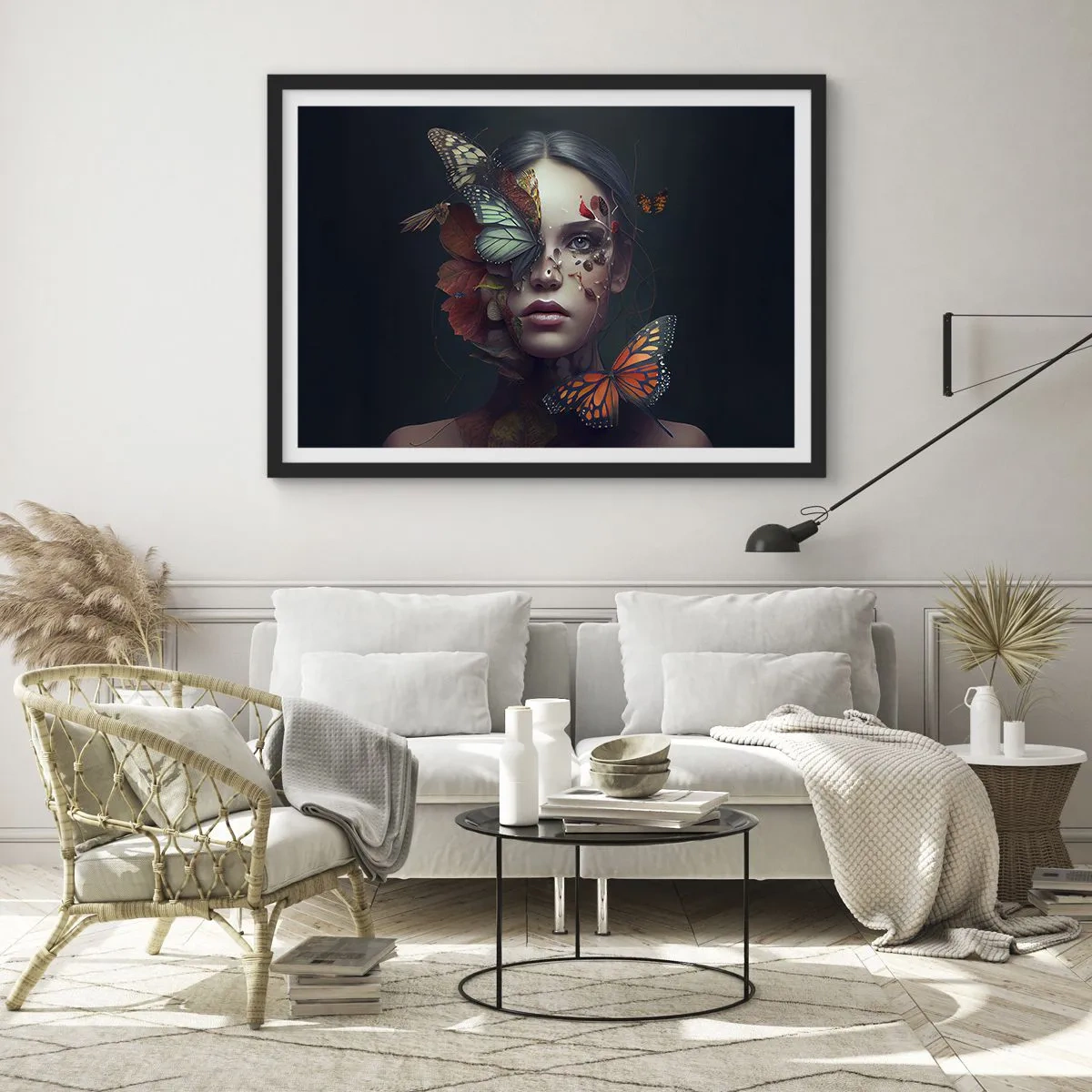 Plakát v černém rámu - Nádherná metamorfóza - 70x50 cm
