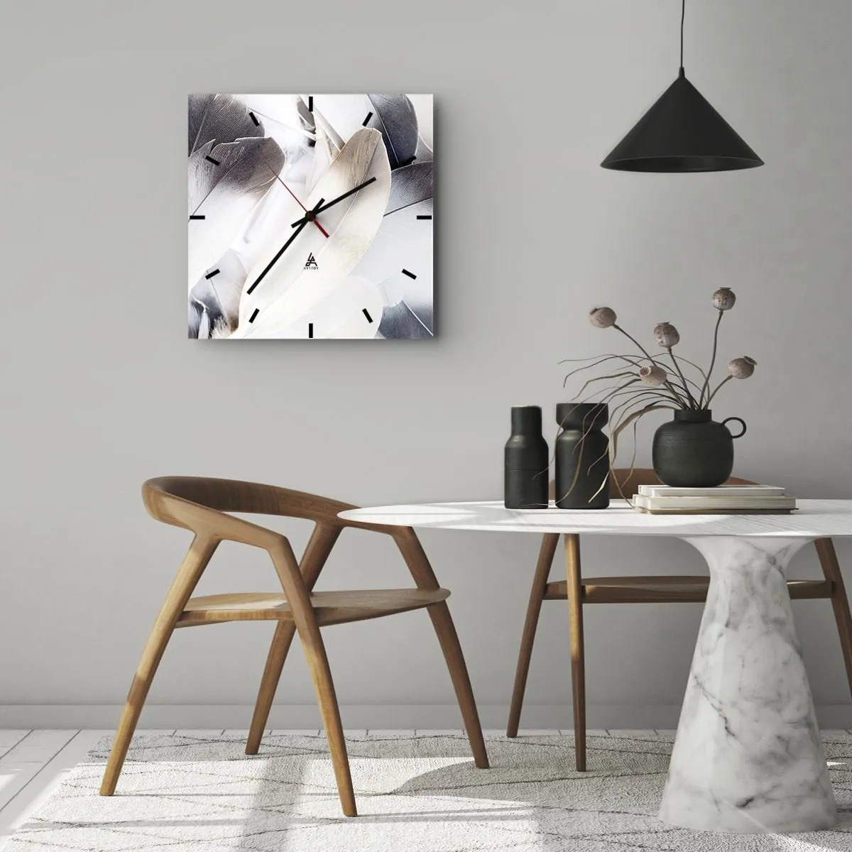 Nástěnné hodiny - Téměř andělské - 40x40 cm