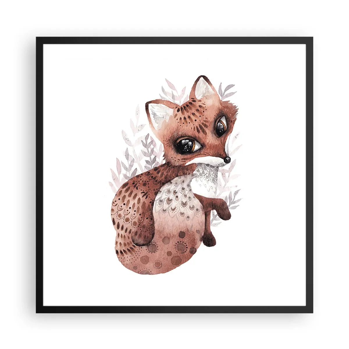 Plakát v černém rámu - Prostě se zamilovat - 60x60 cm