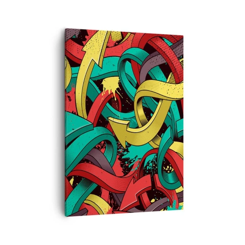 Obraz na plátně - Kudy do cíle? - 50x70 cm