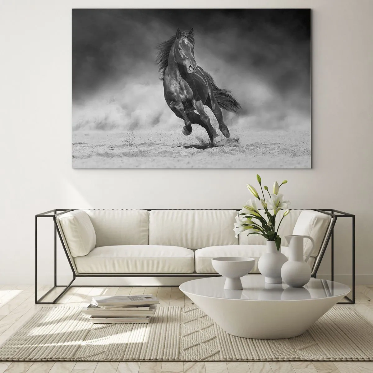 Obraz na skle - Hodné samotného emíra - 120x80 cm
