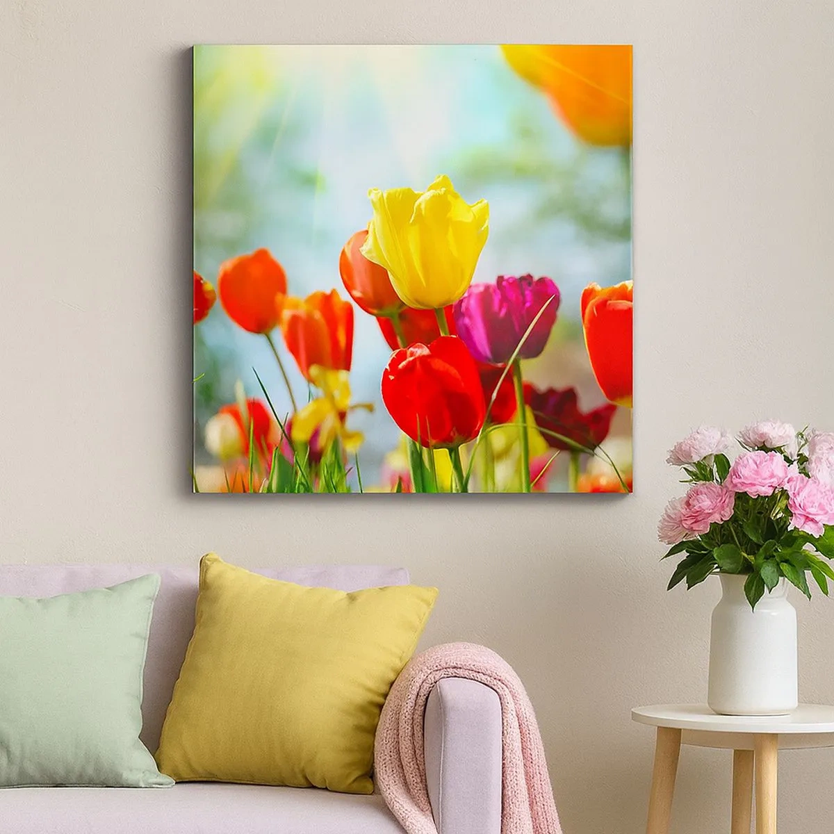 Obraz na plátně - Všechny barvy slunce - 30x30 cm