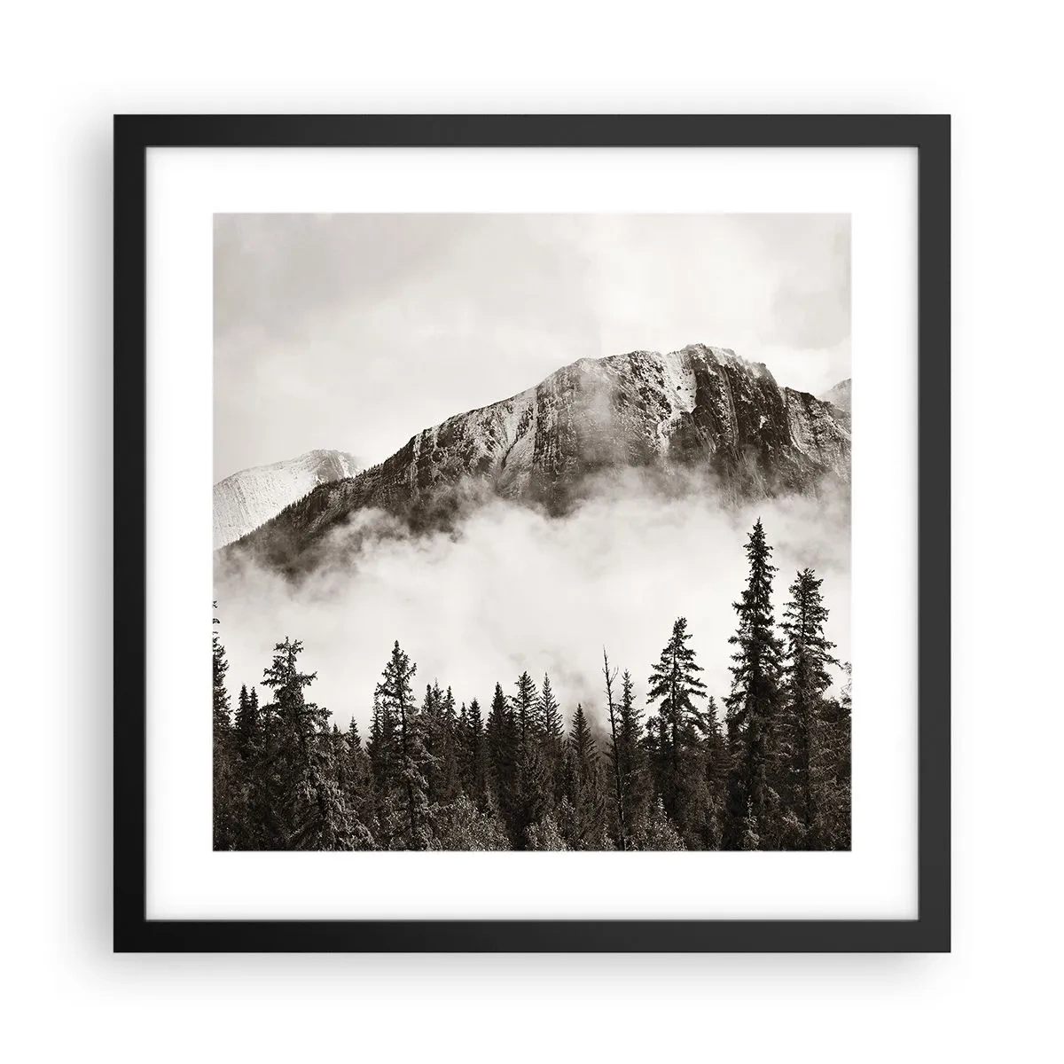 Plakát v černém rámu - Žulový panovník - 40x40 cm