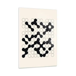 Obraz na skle - Čínská hra – variace - 50x70 cm