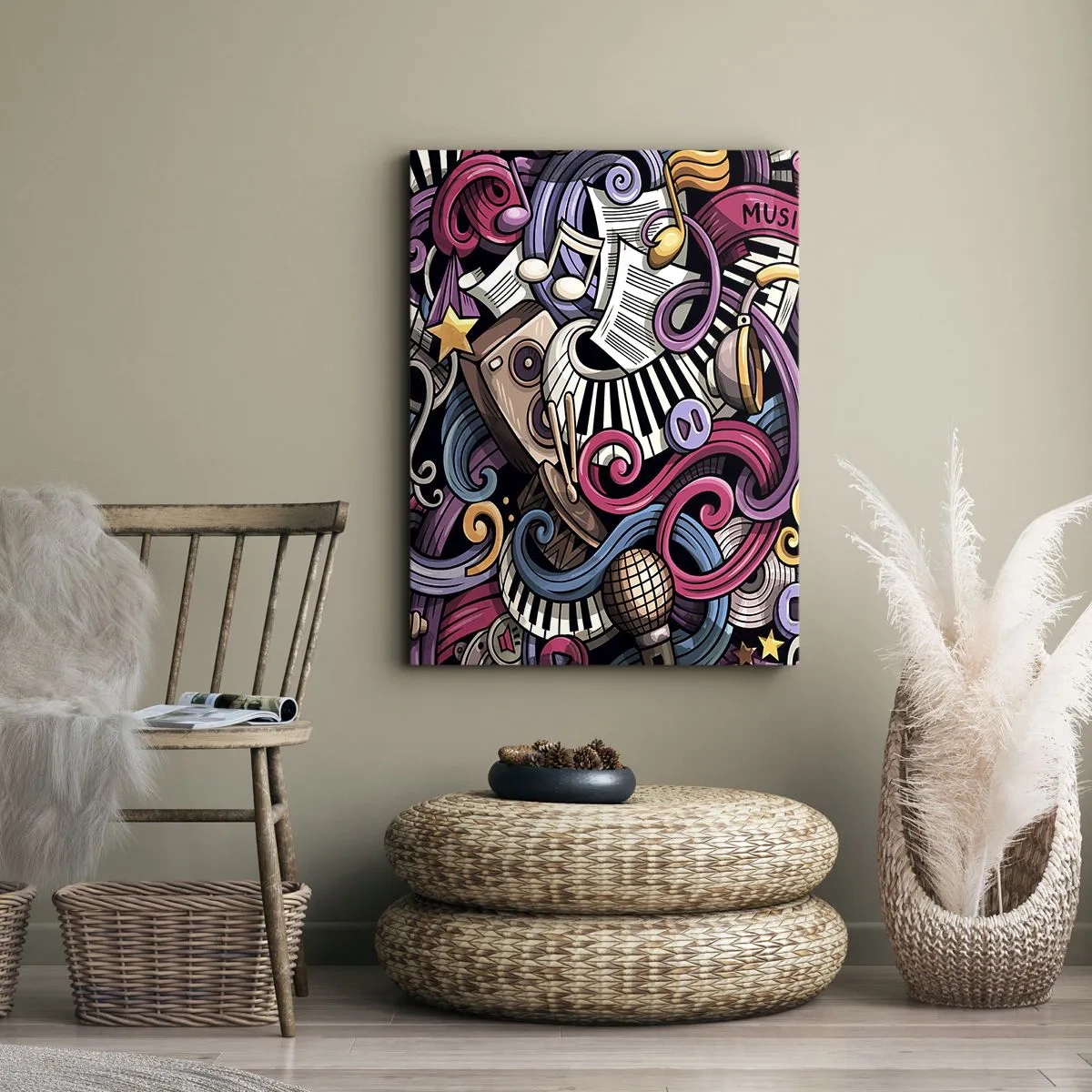 Obraz na plátně - Komplikovaná melodie - 50x70 cm