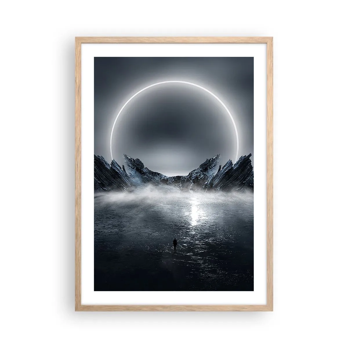 Plakát v rámu světlý dub - Finále příběhu - 50x70 cm