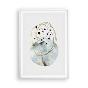 Plakát v bílém rámu - V objetí prostoru - 70x100 cm