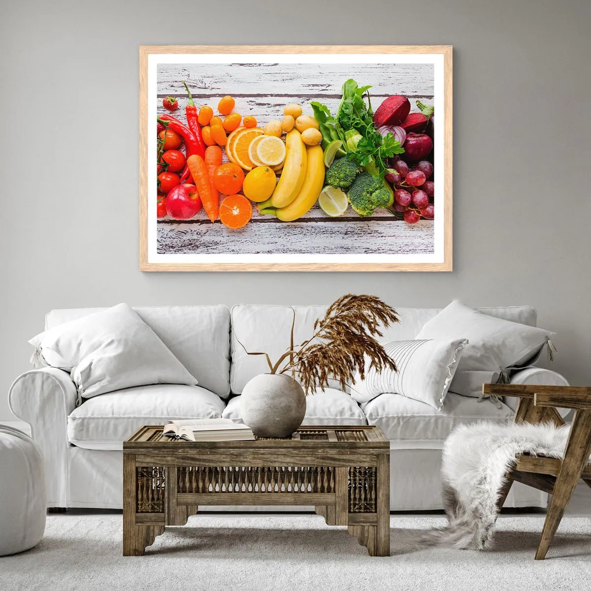 Plakát v rámu světlý dub - To nestačí? - 40x30 cm