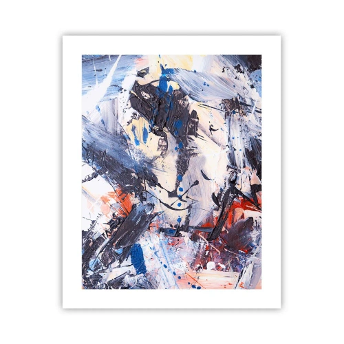 Plakát - Bláznivý tanec abstrakce - 40x50 cm