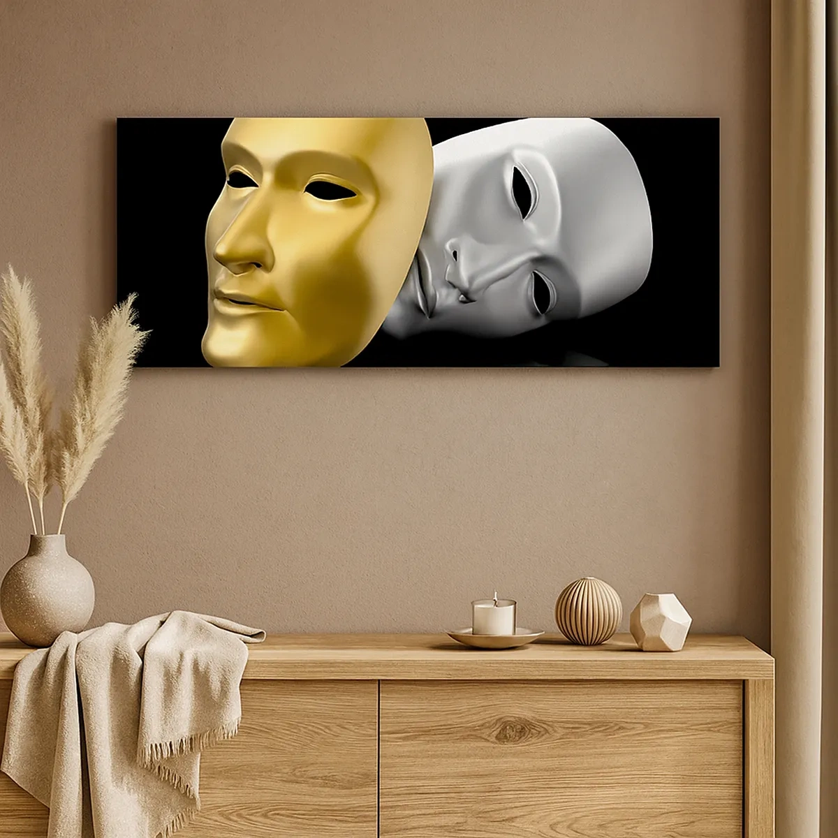 Obraz na plátně - Život je divadlo - 30x30 cm