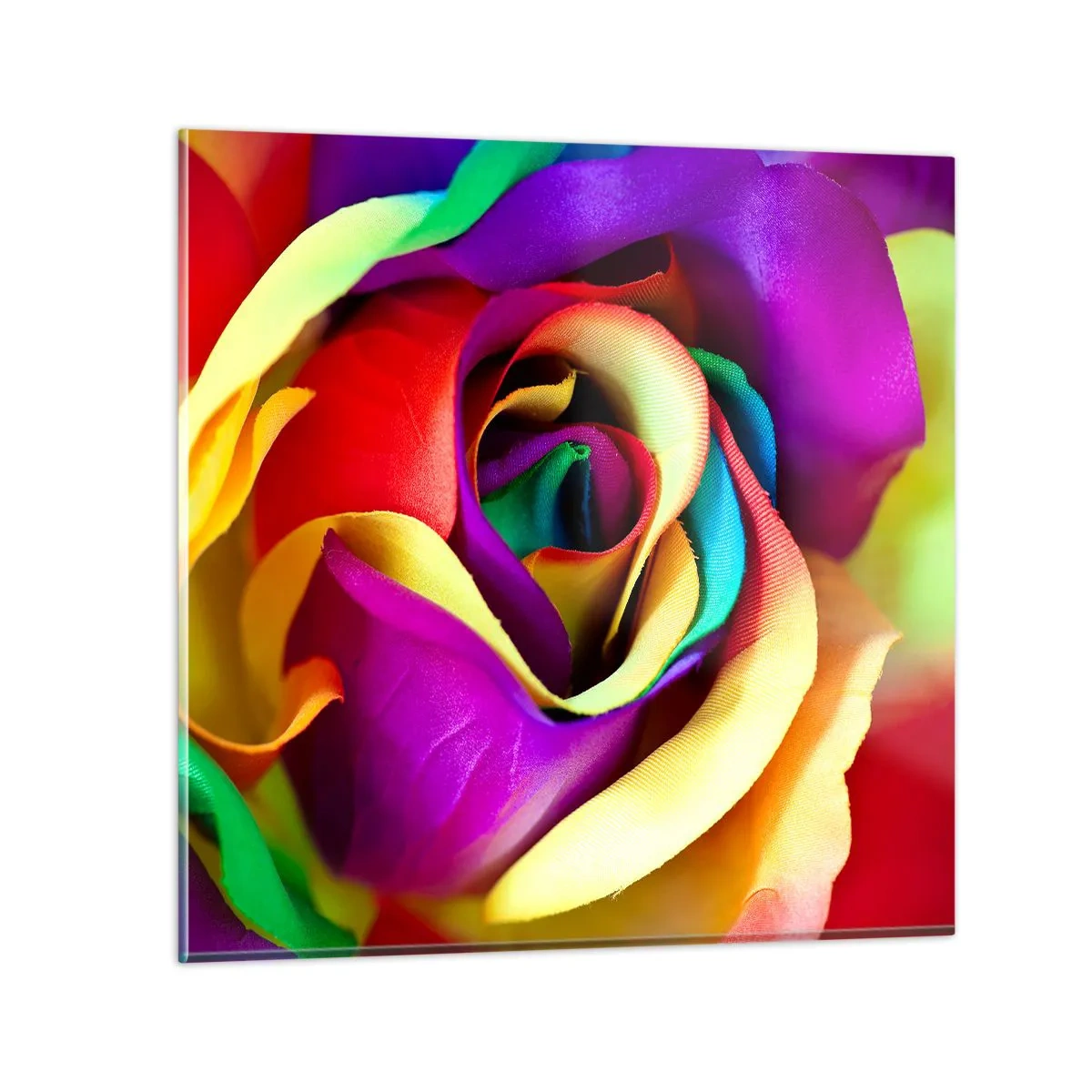 Obraz na skle - To není možné - 40x40 cm