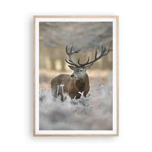 Plakát v rámu světlý dub - Svěží ráno - 70x100 cm