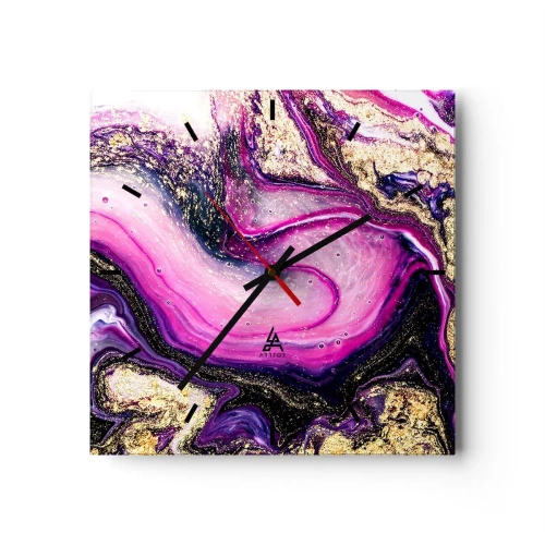 Nástěnné hodiny - Okamžik v zákulisí - 30x30 cm