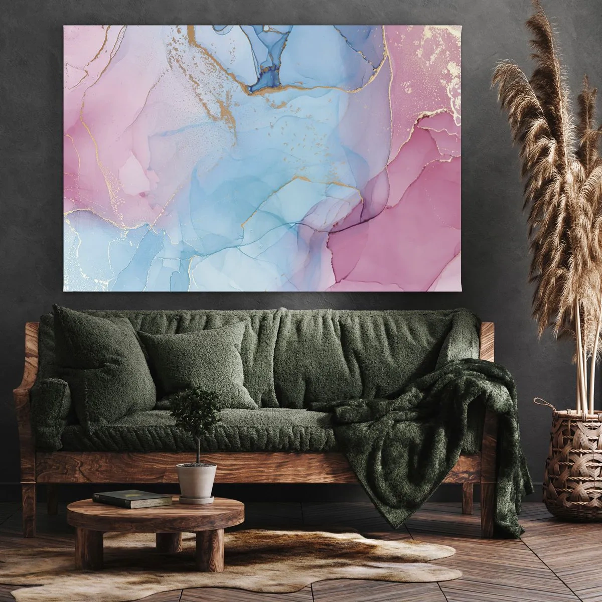 Obraz na plátně - Setkávání a prolínání - 70x50 cm
