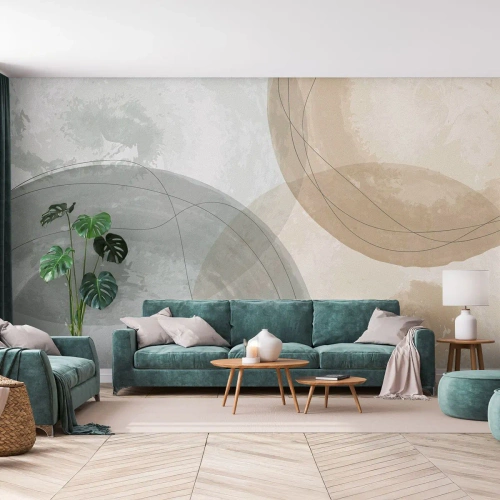 Fototapeta Premium Canvas - Pronikání světů - Abstrakce, Kus, Okresy - 250x175 cm