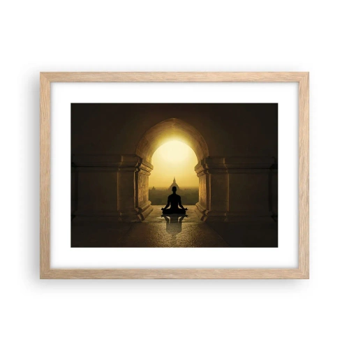 Plakát v rámu světlý dub - Plná harmonie - 40x30 cm