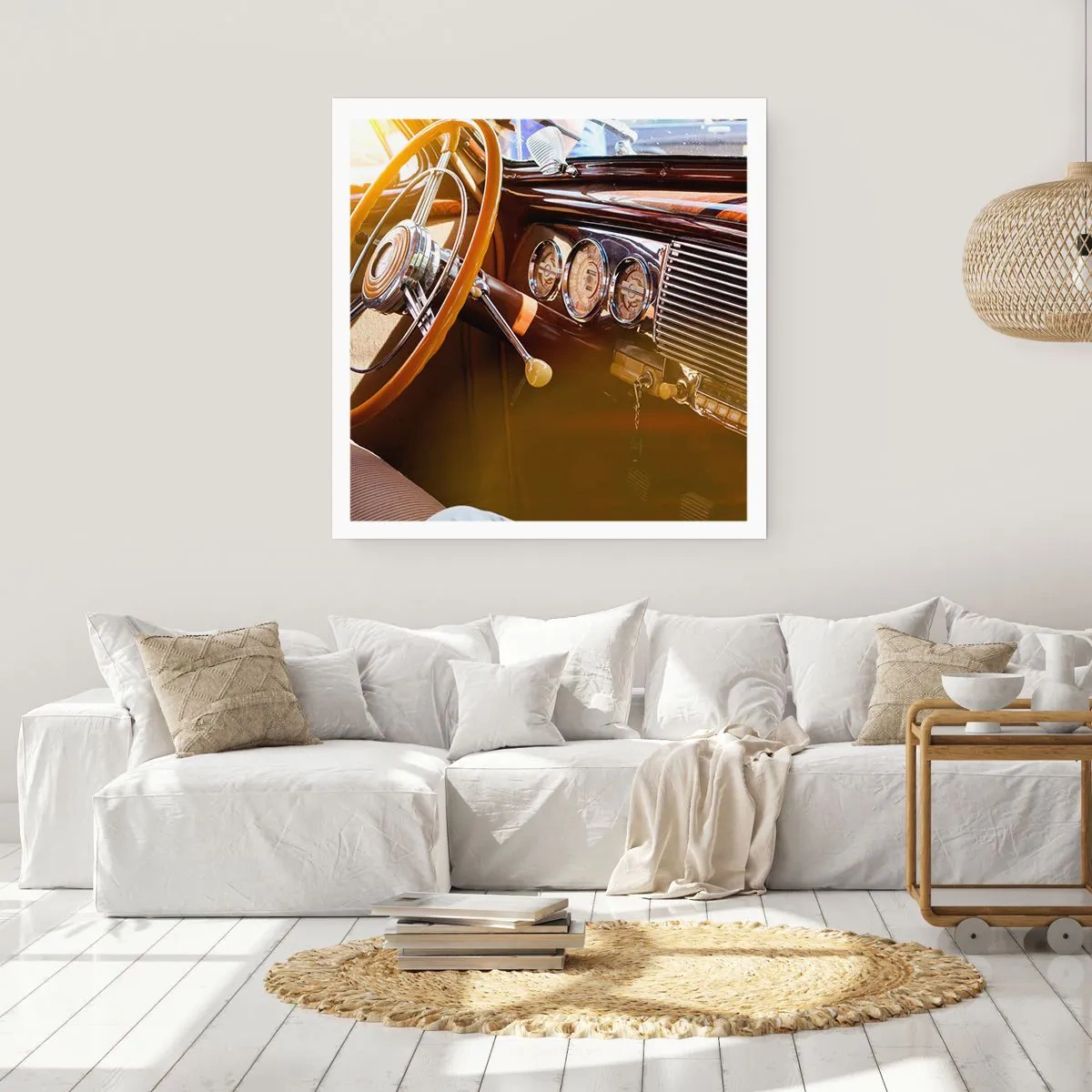 Plakát - Závan luxusu z minulosti - 50x50 cm