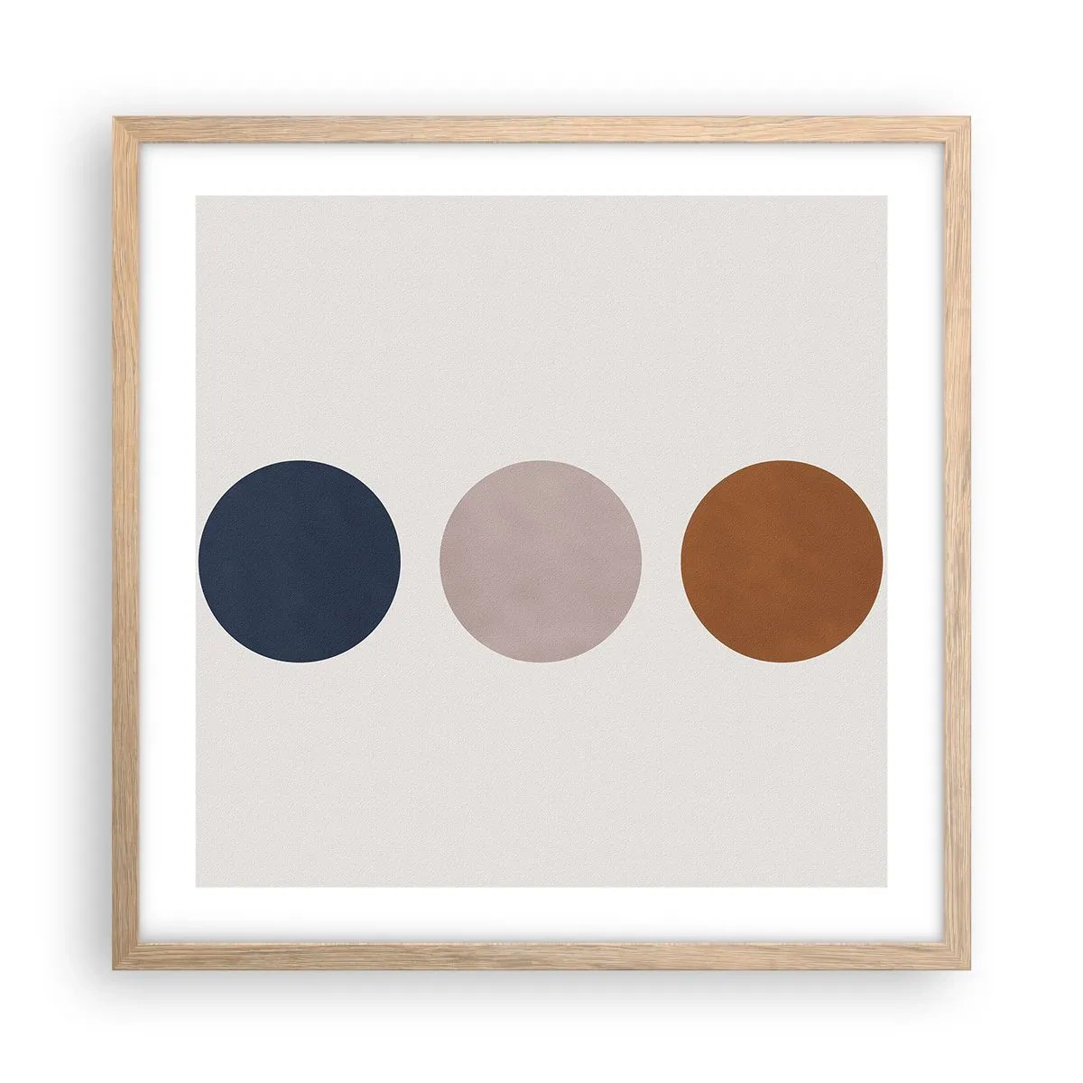 Plakát v rámu světlý dub - Symbol dokonalosti - 50x50 cm