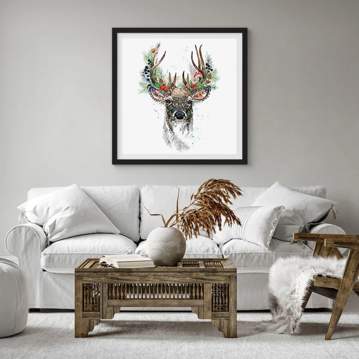 Plakát v černém rámu - Ve slavnostním rouchu - 60x60 cm