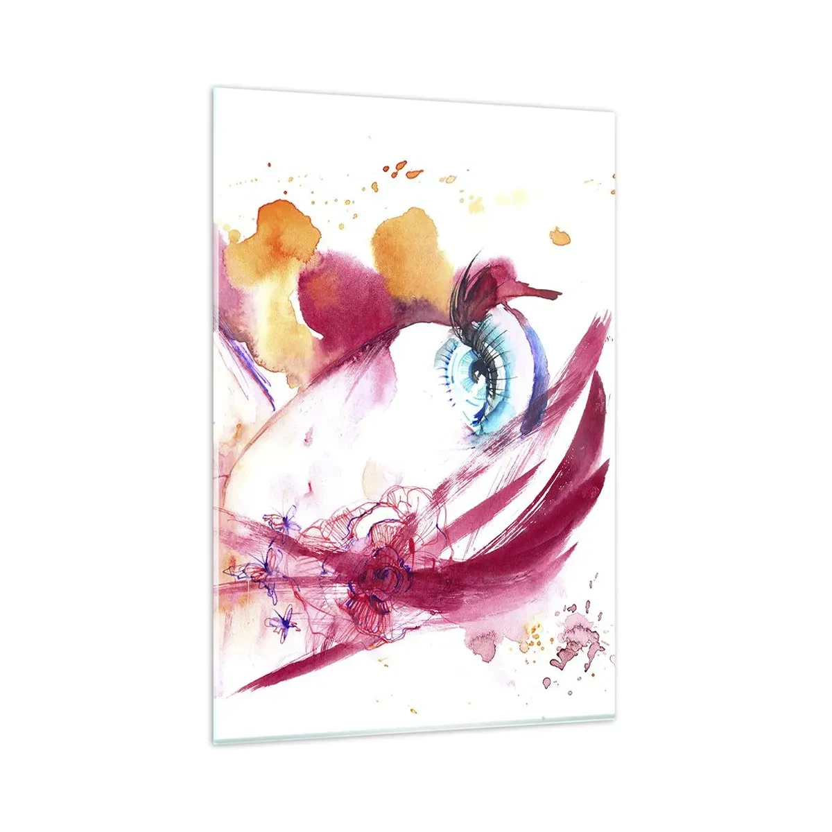 Obraz na skle - V blízkosti svět rozkvétá - 80x120 cm