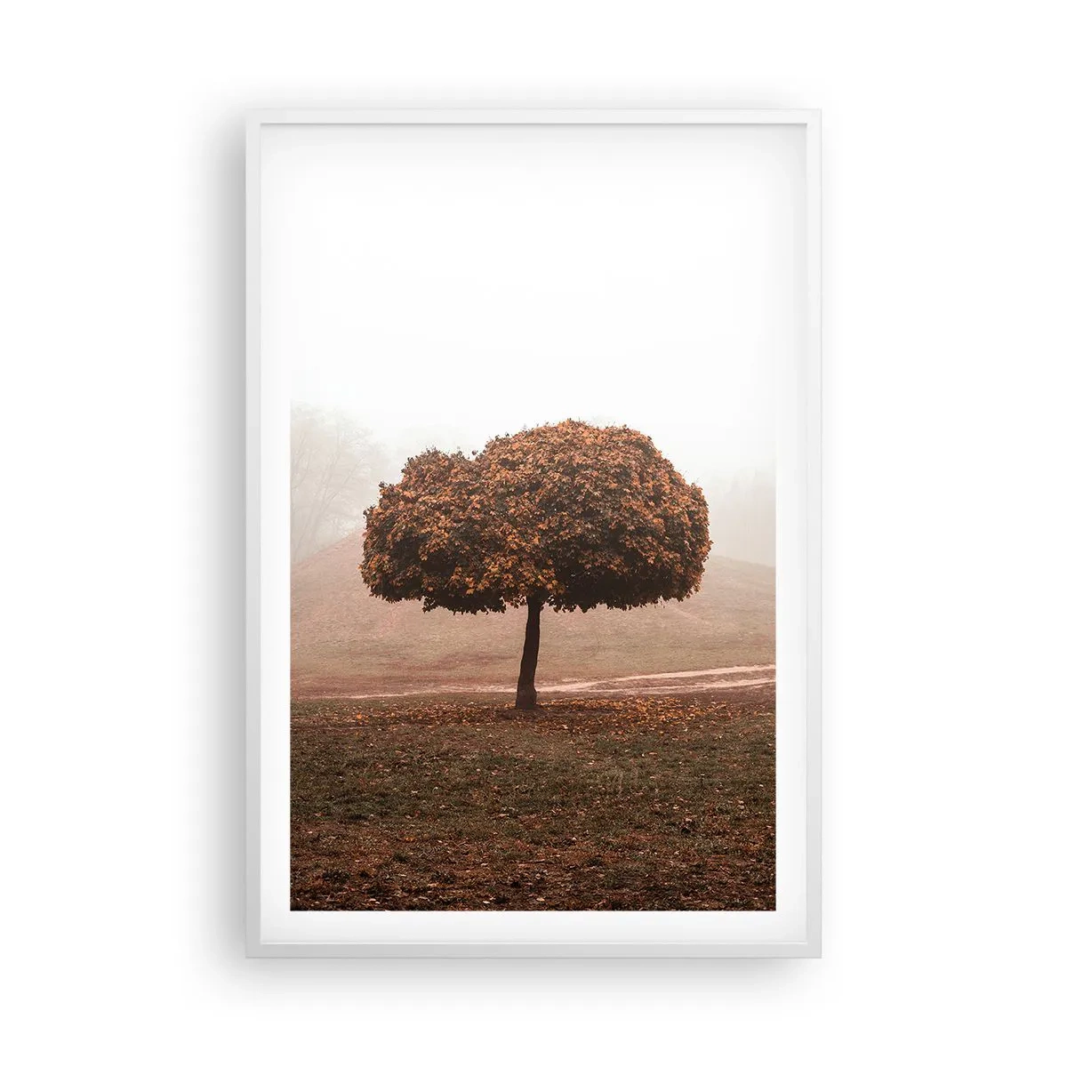 Plakát v bílém rámu - Po rušném létě - 61x91 cm