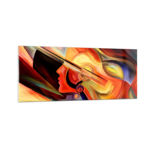 Obraz na skle - Všechno je v pořádku - 100x40 cm