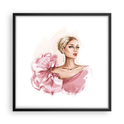 Plakát v černém rámu - Jako malovaná… - 50x50 cm