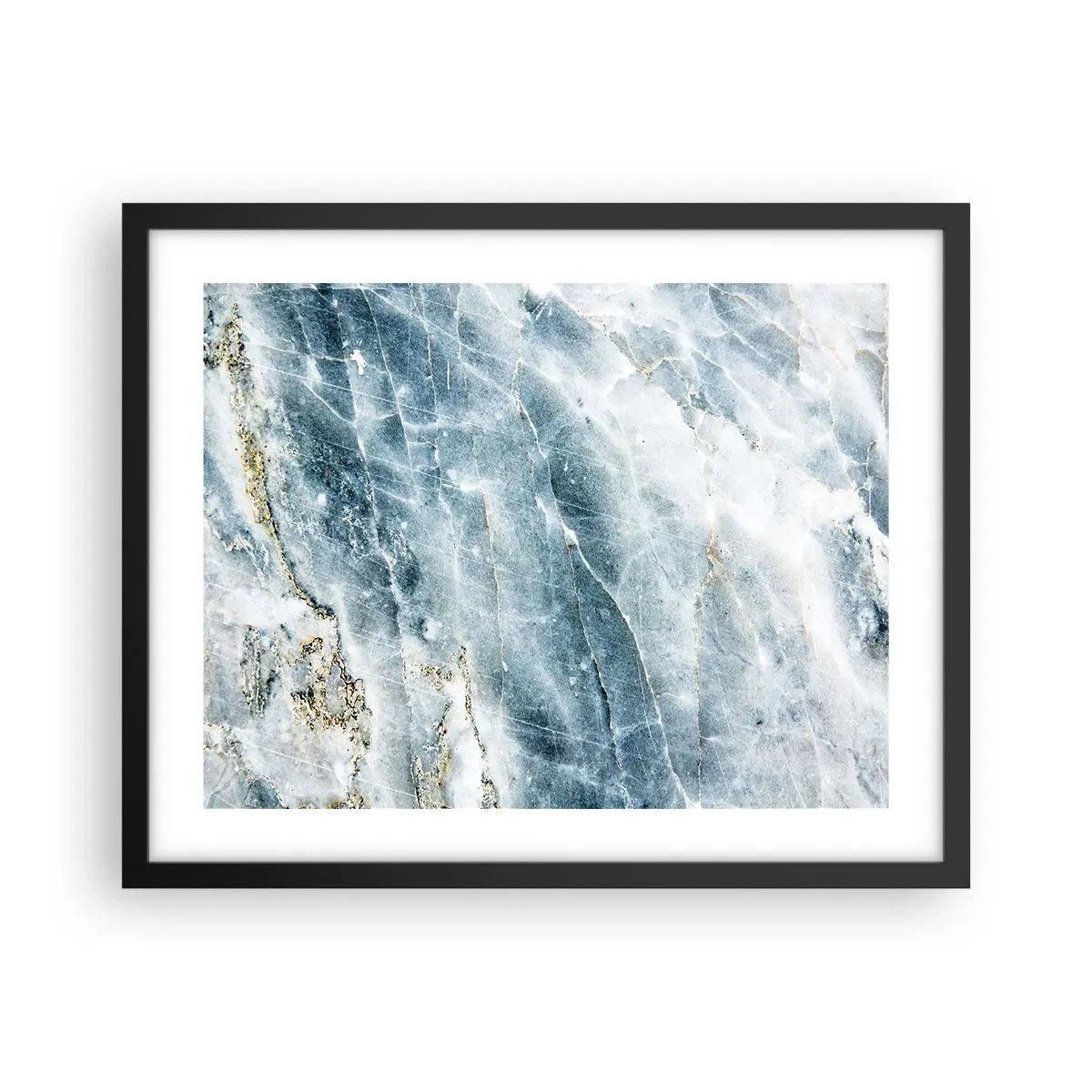 Plakát v černém rámu - Ledový svět - 50x40 cm