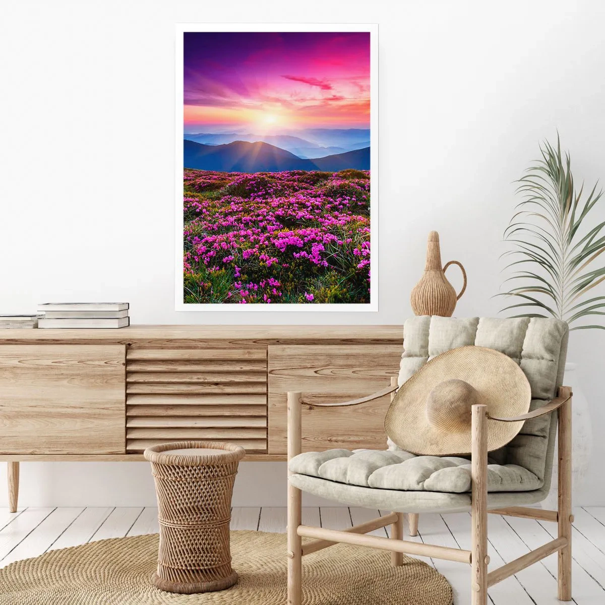Plakát - Zavoněly svěží pupeny bylinek z obilných polí - 70x100 cm
