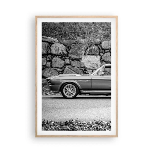 Plakát v rámu světlý dub - Legenda 60. let - 61x91 cm