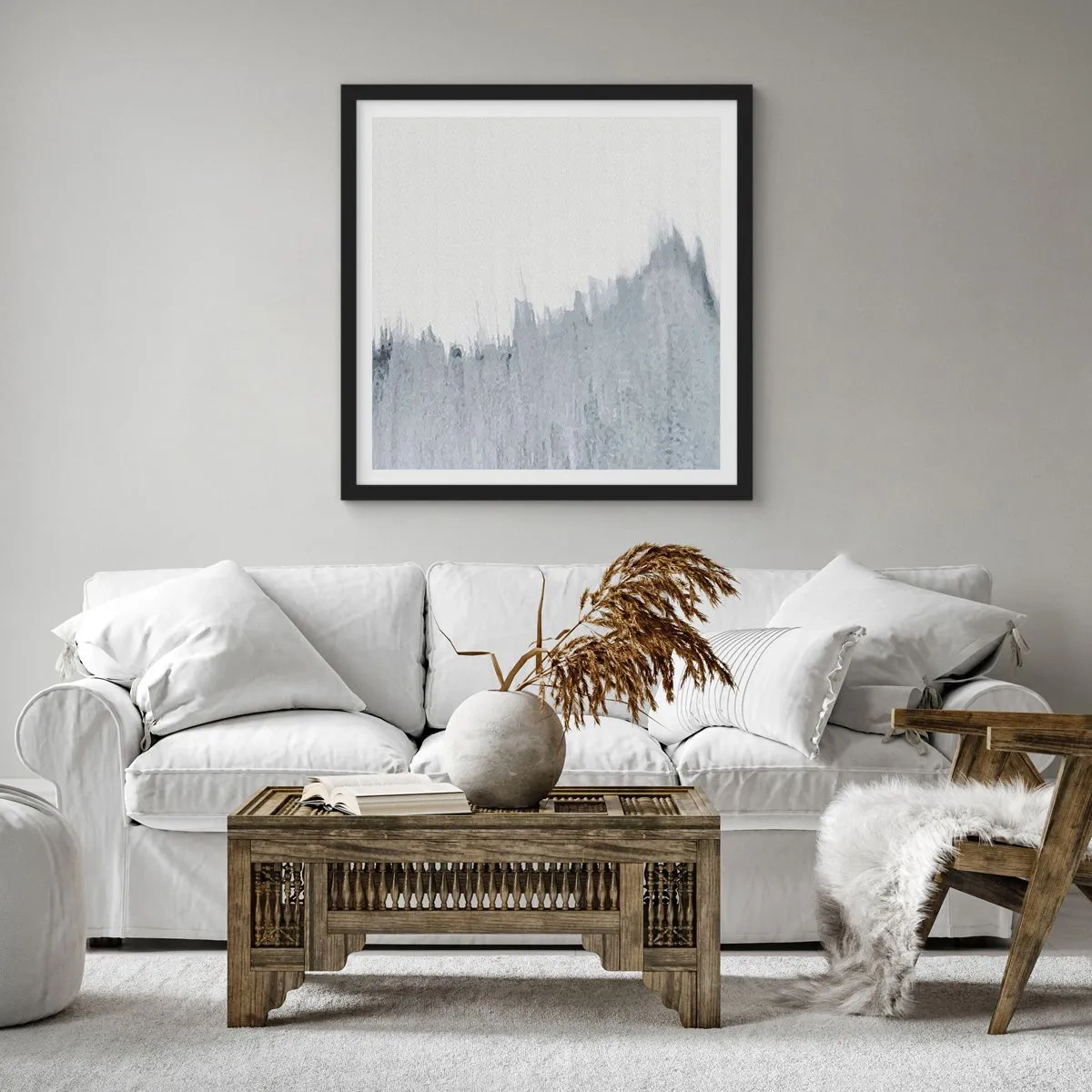 Plakát v černém rámu - Tajemný záznam - 50x50 cm