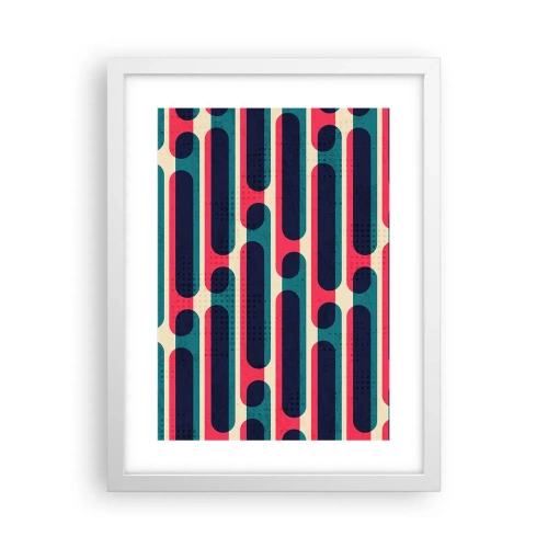 Plakát v bílém rámu - Dovnitř a dopředu - 30x40 cm