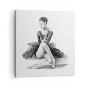 Obraz na plátně - Okouzlená tancem - 50x50 cm
