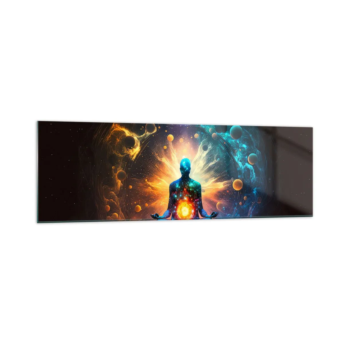 Obraz na skle - Vesmírný klid - 160x50 cm